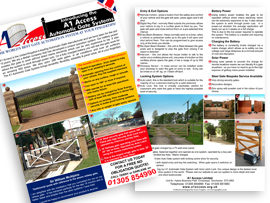 brochure flyer design farnborough