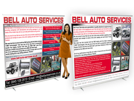 roller banner stands design northyorkshire
