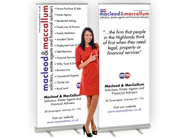 roller banner stand designs inverness scotland